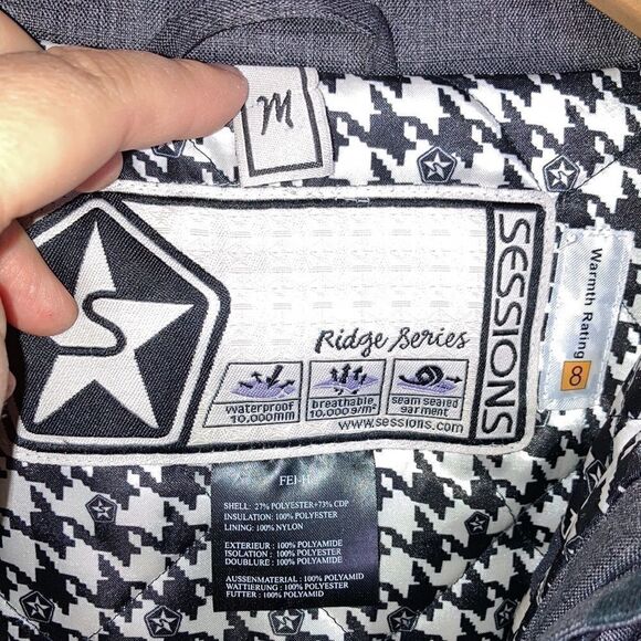 Sessions Parka Ski Jacket With Rocco Waterproof Woman’s Size M - Picture 4 of 6